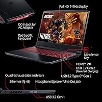 Vista 5 de Acer Nitro 5 AN515-57-79TD - Laptop para juegos Intel Core i7-11800H GPU NVIDIA GeForce RTX 3050 Ti Pantalla IPS FHD de 15.6 pulgadas de 144