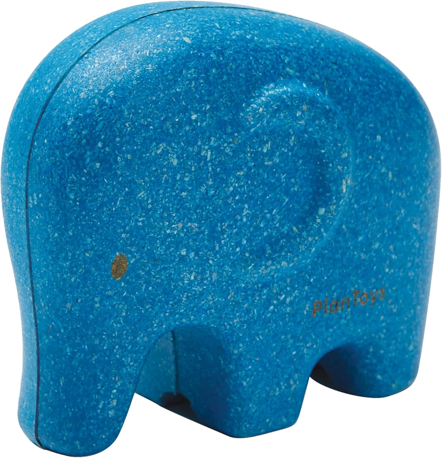PlanToys® Elephant Wooden Montessori Imaginative and Creative Play Toy | Language Development, Social Interaction and Early Coordination Activity | Eco Friendly Animal Figurine for Meaningful Play
