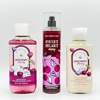 【SweetHeartcherry】Bath&bodyworks ミスト３本 Amazon.com : Bath & Body Works Sweetheart Cherry Fine