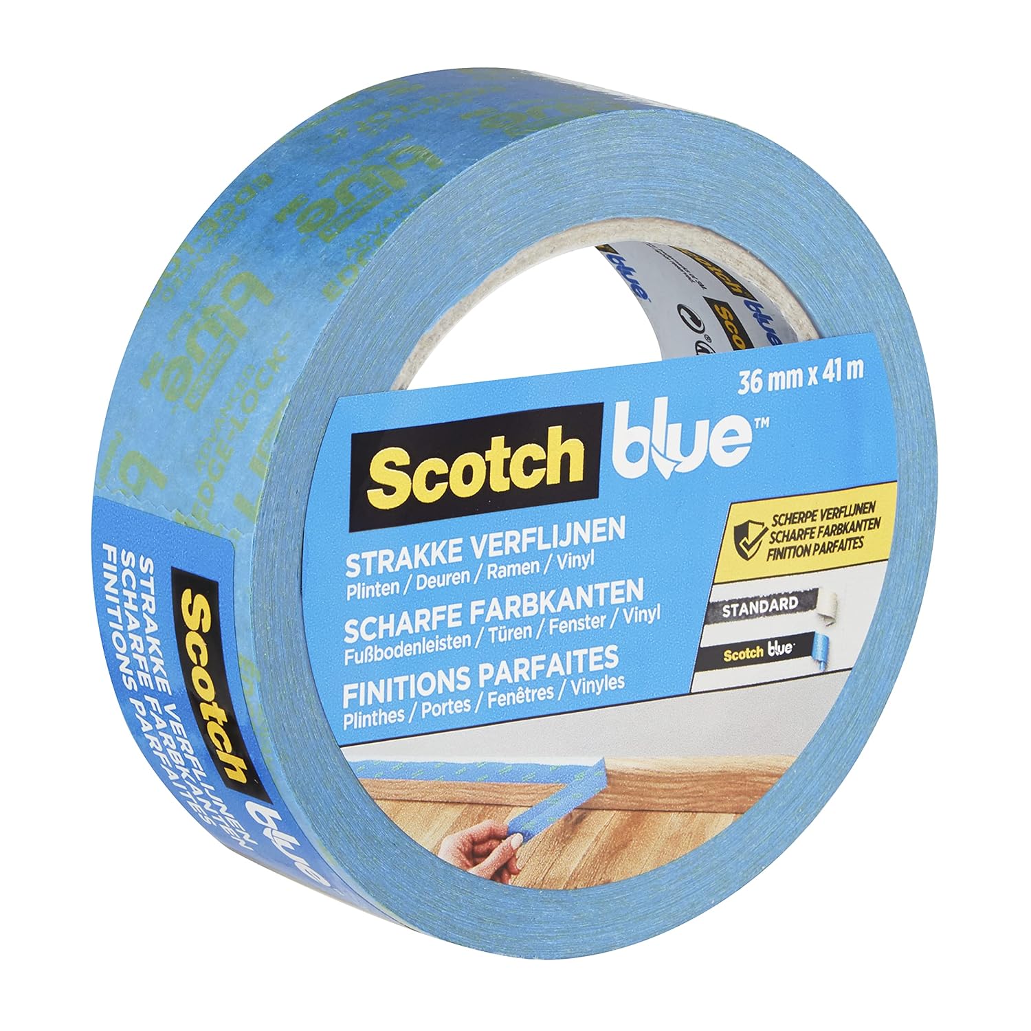 ScotchBlue Painter's Masking Tape for Sharp Lines, 36 mm x