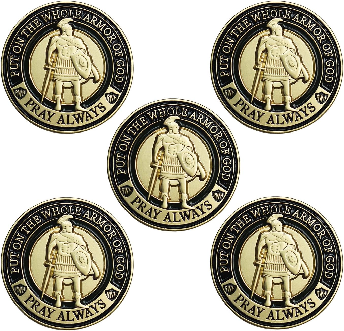 Put On The Whole Armor of God Lapel Pins for Men 1.18"