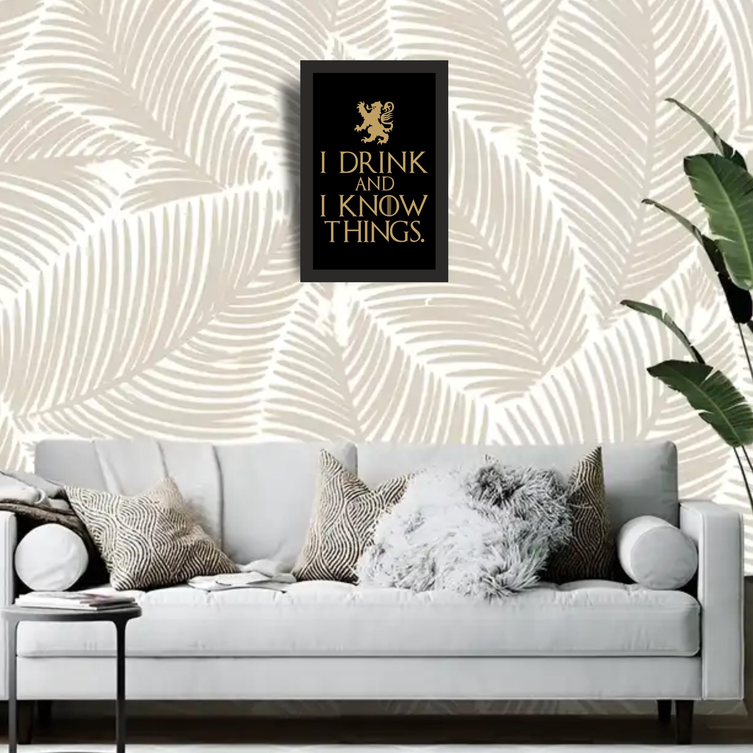 Tyrion I Drink and Know Things Photo Frame A4 Black