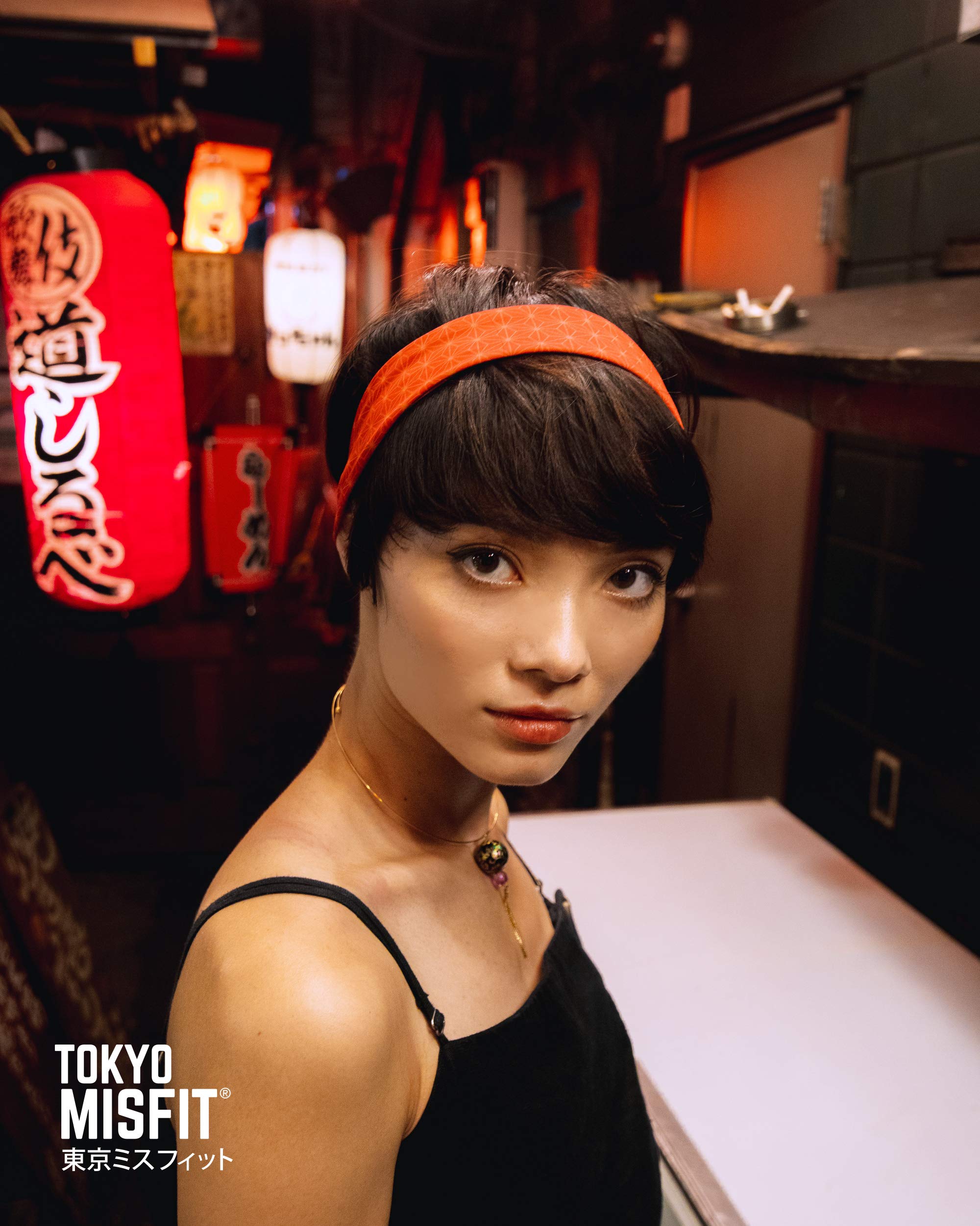 Tokyo Misfit - Japanese Headbands for Men & Women, Sweat Band, Workout, Yoga, Fashion, Running, Sports, Basketball, Bandana