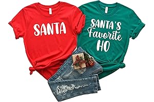 Santa's Favorite Ho Shirt: A Festive Treat for Couples
