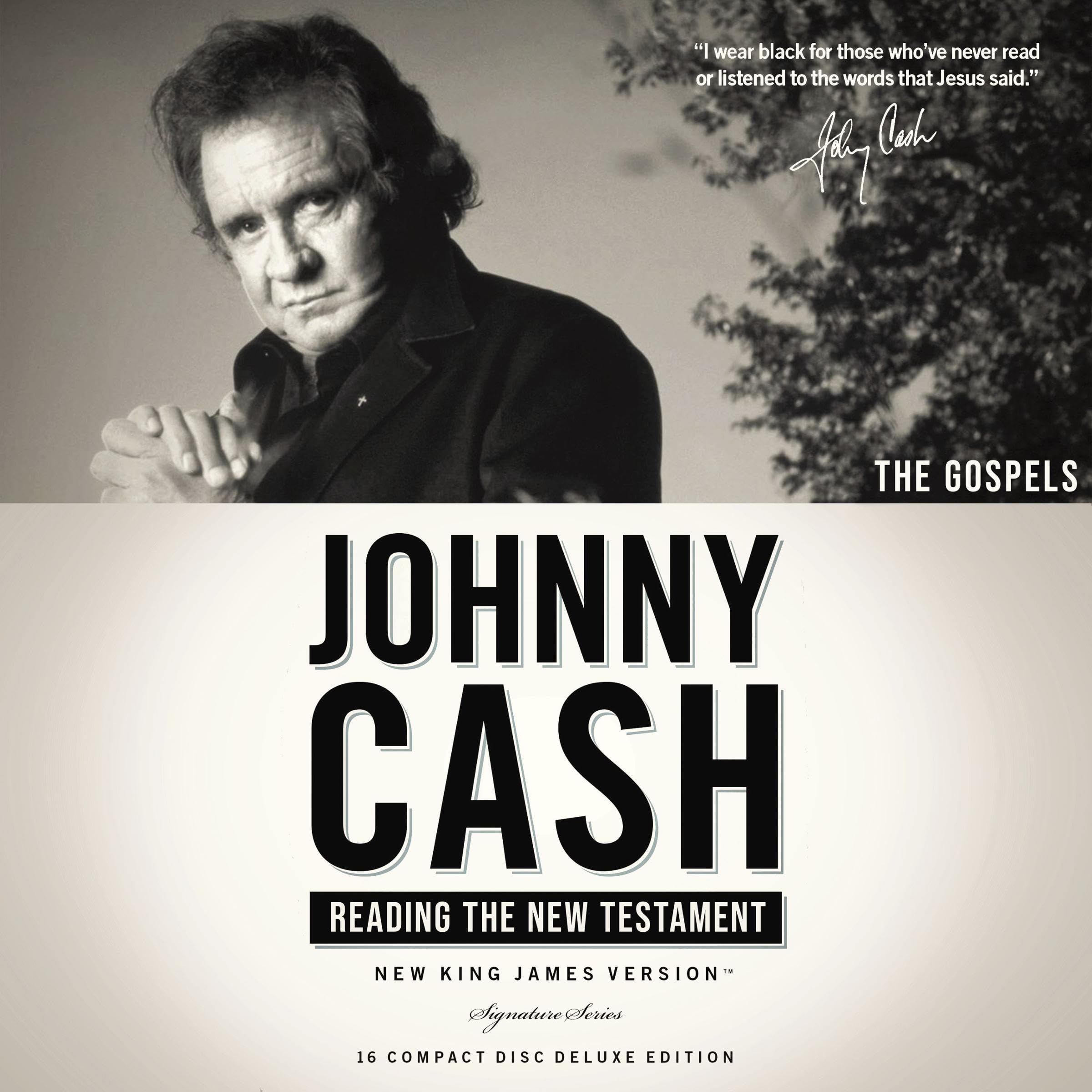 Johnny Cash Reading the New Testament Audio Bible—New King James Version, NKJV: The Gospels
