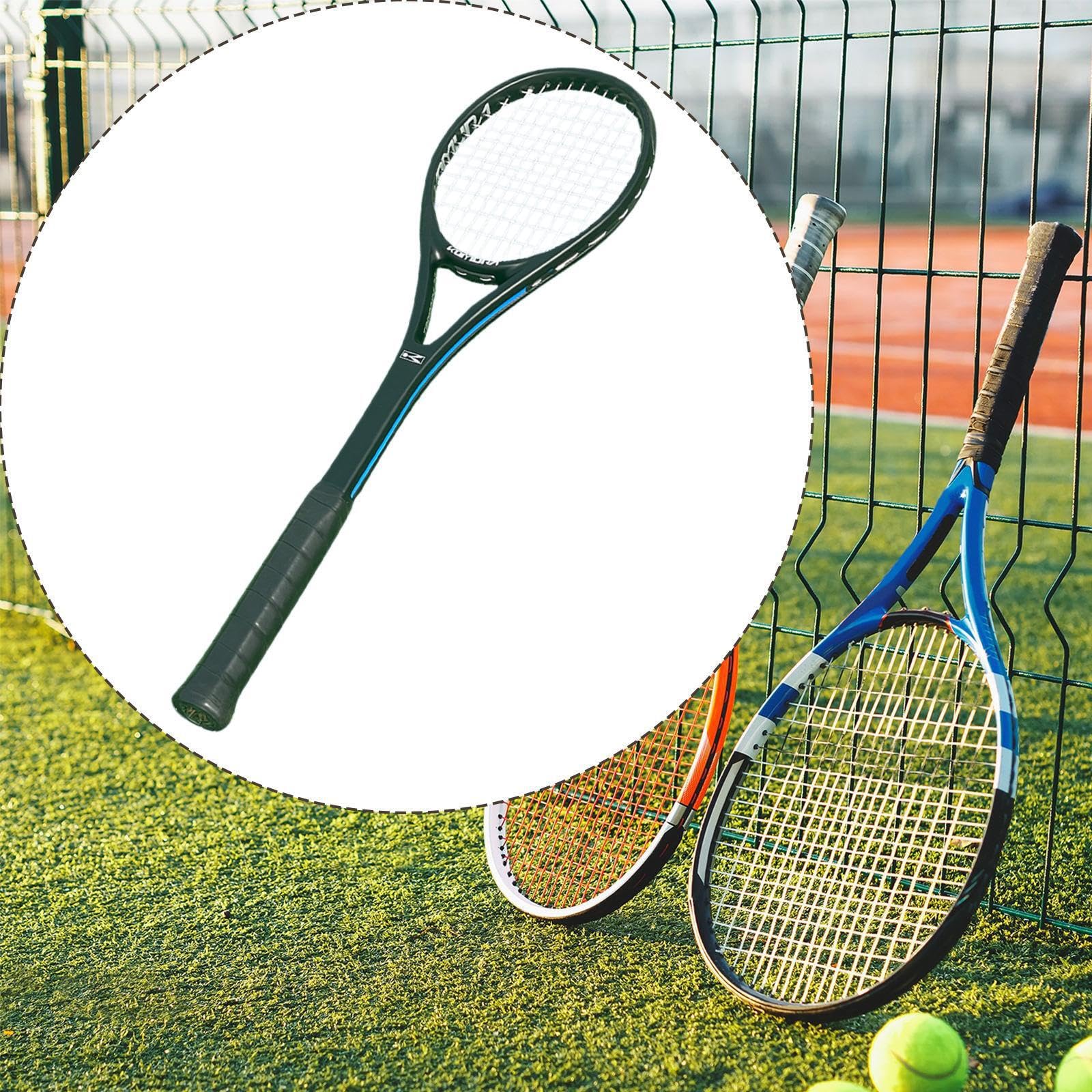 Racchetta da Tennis Pointer, Strumento Progettato in Fibra di Carbonio Che Rende Le sessioni di Allenamento efficaci per i Giovani Che aspirano a eccellere nel Tennis,