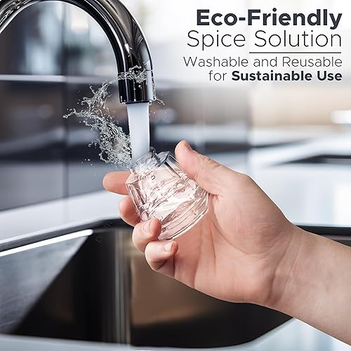 Miniatura 8 de Crafts Central Mini salero y pimentero de plástico para fiestas, restaurantes y bodas - 24 piezas (rosa)