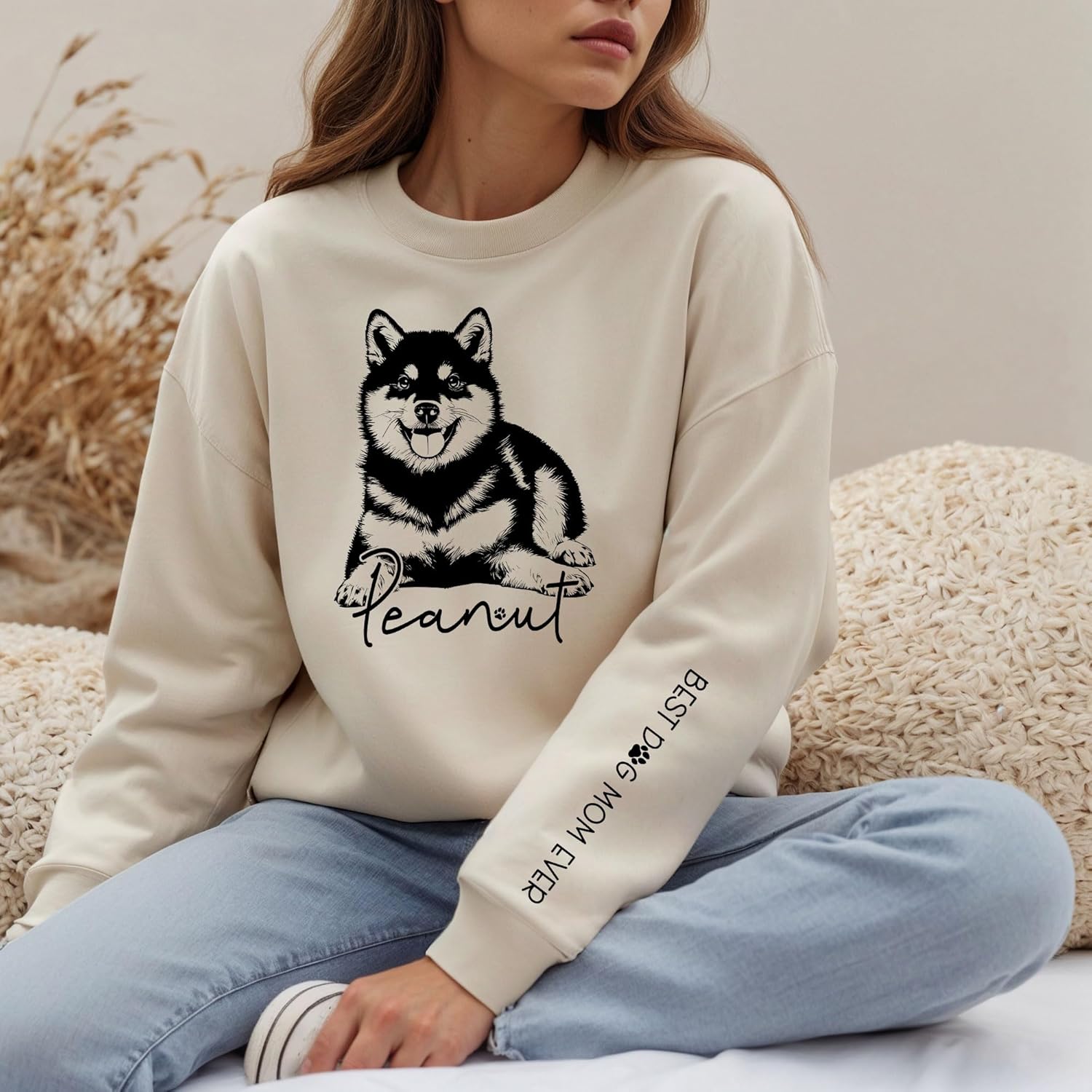 Custom Shirt With Pet Picture, Dog Mom Shirts For Women, Best Dog Mom Sweatshirt Women, Mother's Day Hoodie - Image 2