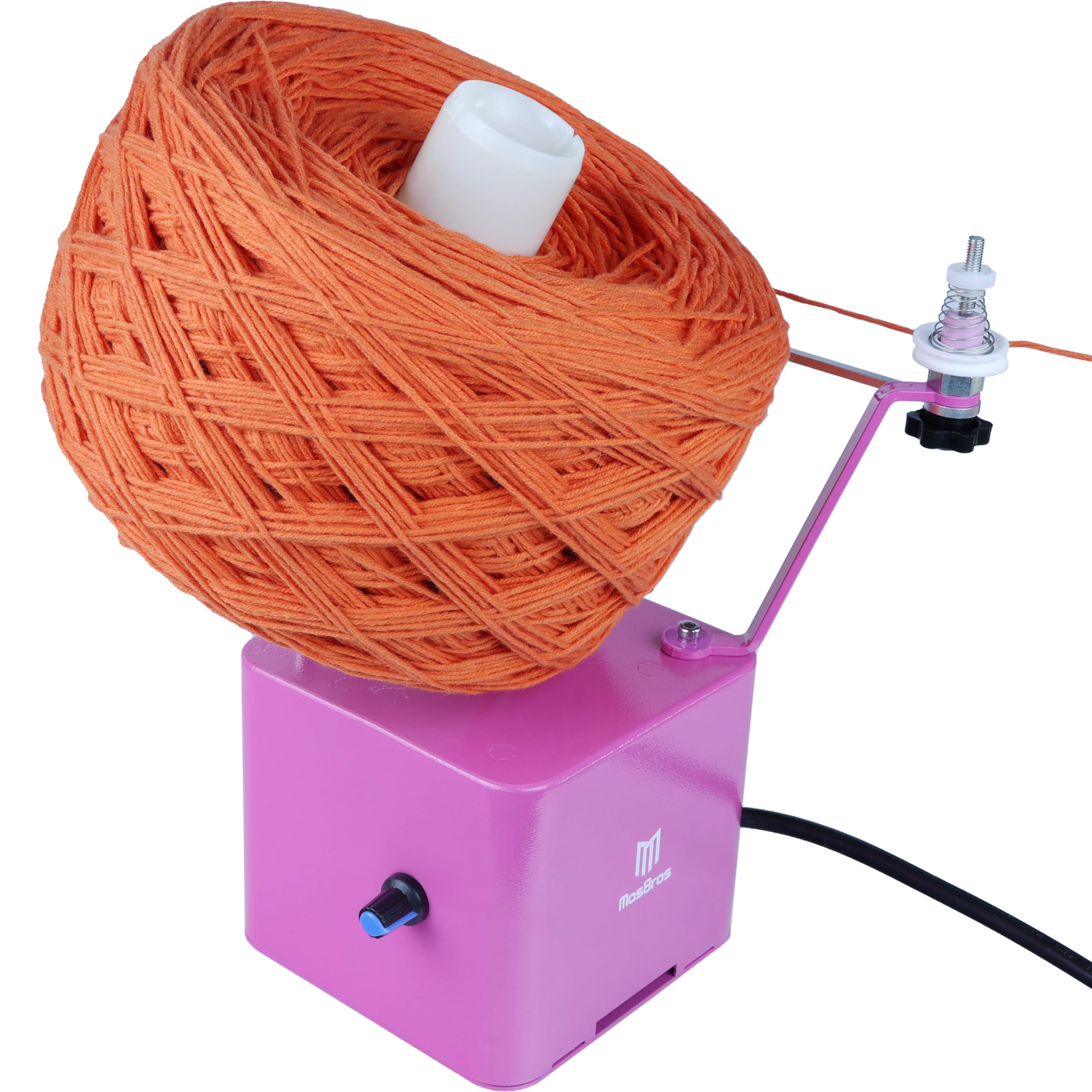 MasBros Jumbo Electric Yarn Ball Winder Wind Up to 14 Oz