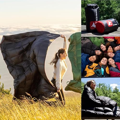 Miniatura 2 de Horizon Hound Down - Manta de acampada para exteriores, ligera, plegable, compacta, impermeable y cálida para camping, senderismo, viajes, 650 Fill