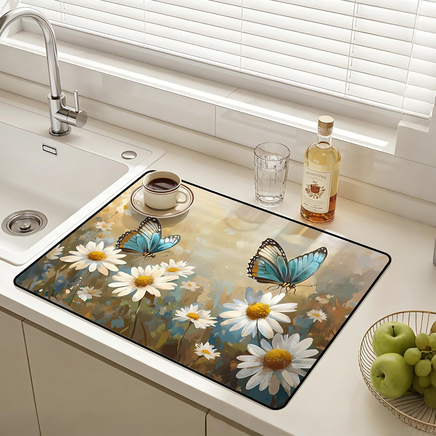 Stove Top Covers for Electric Stove: Heat Resistant Protector Glass Stove Top Expands Counter Space, Stylish Kitchen Decor (J2483)