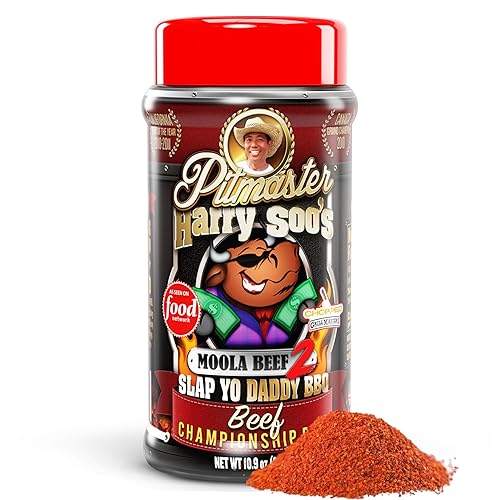 Slap Yo Daddy BBQ Rub Condimento de barbacoa de campeonato de Pitmaster Harry Soo Frotar pechuga de carne de res, condimento de carne y más Sin