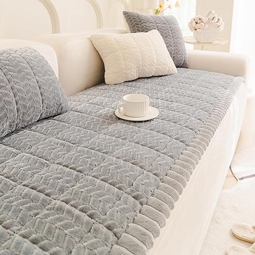 Funda protectora de sofá para mascotas, lavable, antideslizante, para sofás y sofás, alfombra para perros (gris, 27.6 x 59.1 pulgadas) disponible en Yaxa Colombia