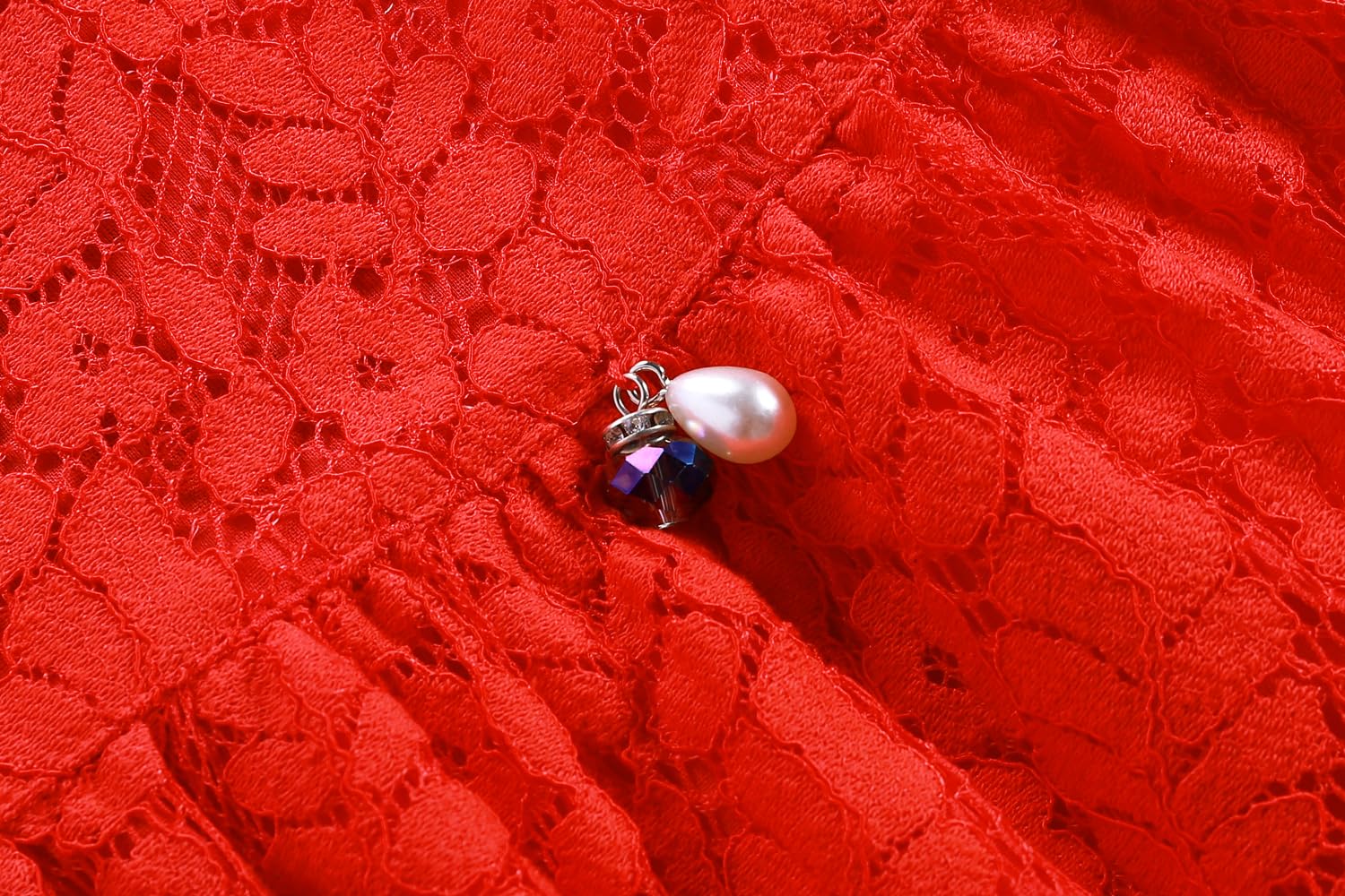 BONNY BILLY Vestido Niña Fiesta Ceremonia Princesa Vestido de Encaje Verano Sin Mangas