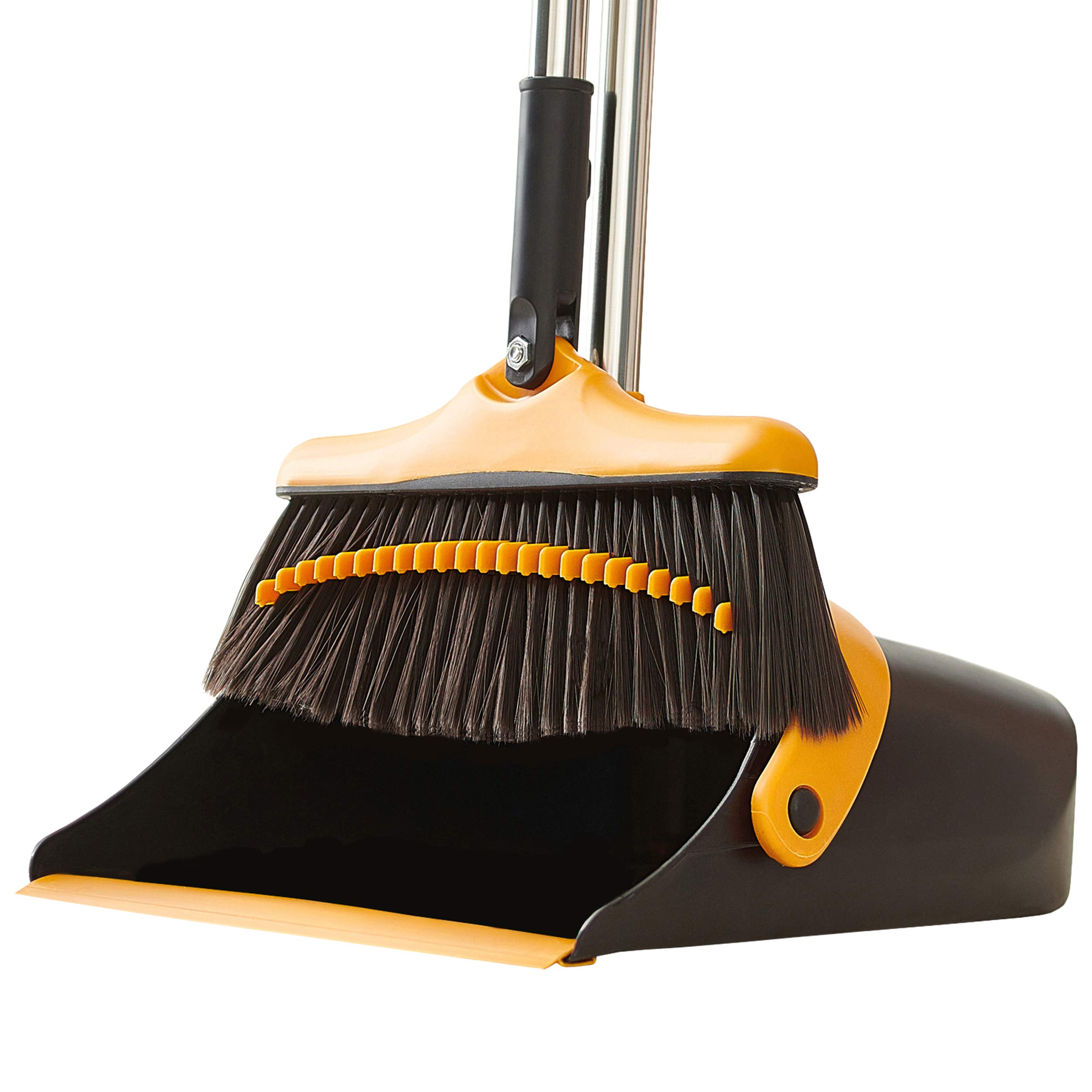 Buy Broom and Dustpan Set with Long Handle Kitchen Brooms and Stand