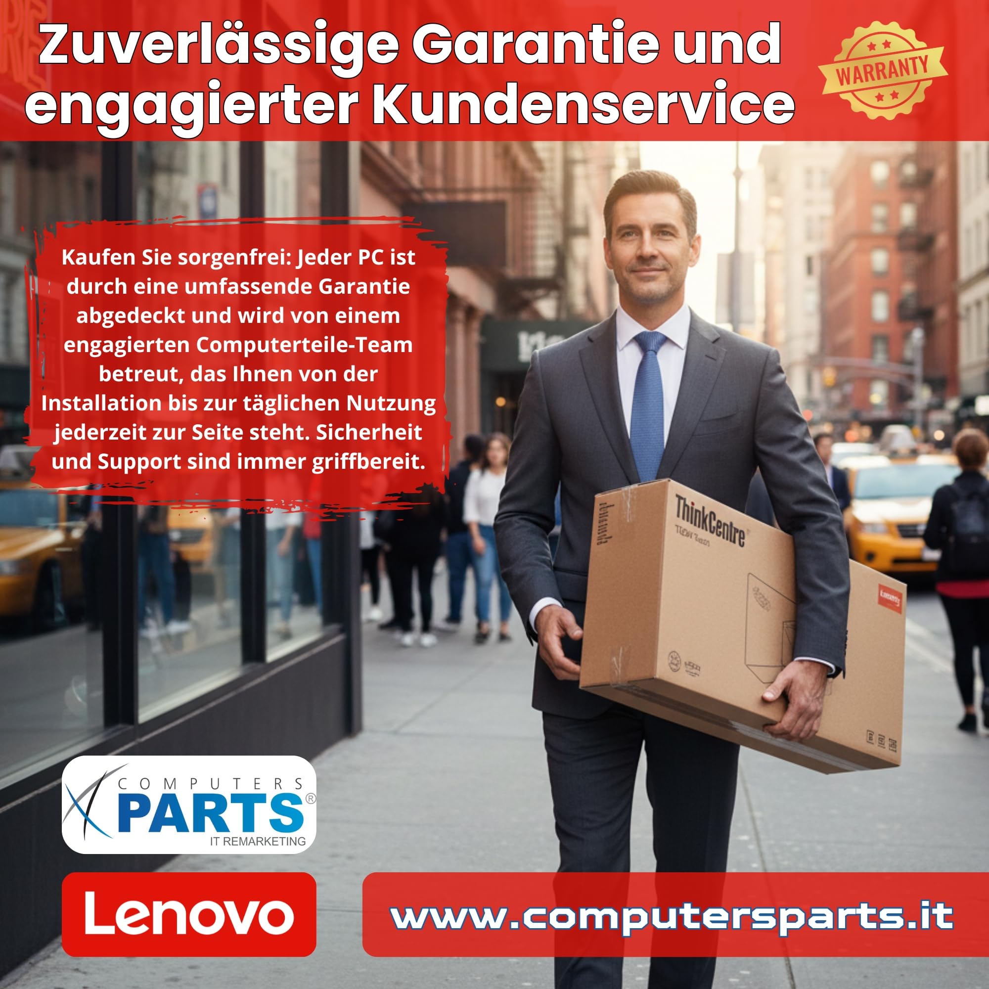 Lenovo ThinkSystem ST50 Server Intel Xeon E-2224G 16 GB ECC RAM 2×1 TB SSD Win Server 2025 Standard Generalüberholt
