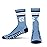 For Bare Feet NCAA North Carolina Tar Heels 4 Stripe Deuce Crew Sock Team Color MEDIUM
