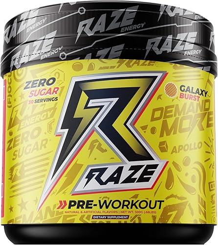 Repp Sports Raze Pre-Workout Powder 30 porciones, los mejores ingredientes para energía y rendimiento de entrenamiento (jugo de manzana)