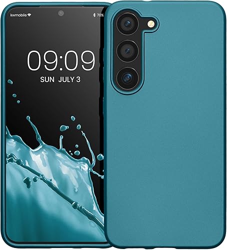 Miniatura 5 de kwmobile Funda compatible con Samsung Galaxy S23 Plus - Funda protectora de silicona TPU suave y delgada - Negro