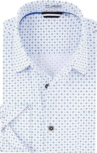 Alex Vando Mens Printed Dress Shirts Long Sleeve Regular Fit Button Down Shirt