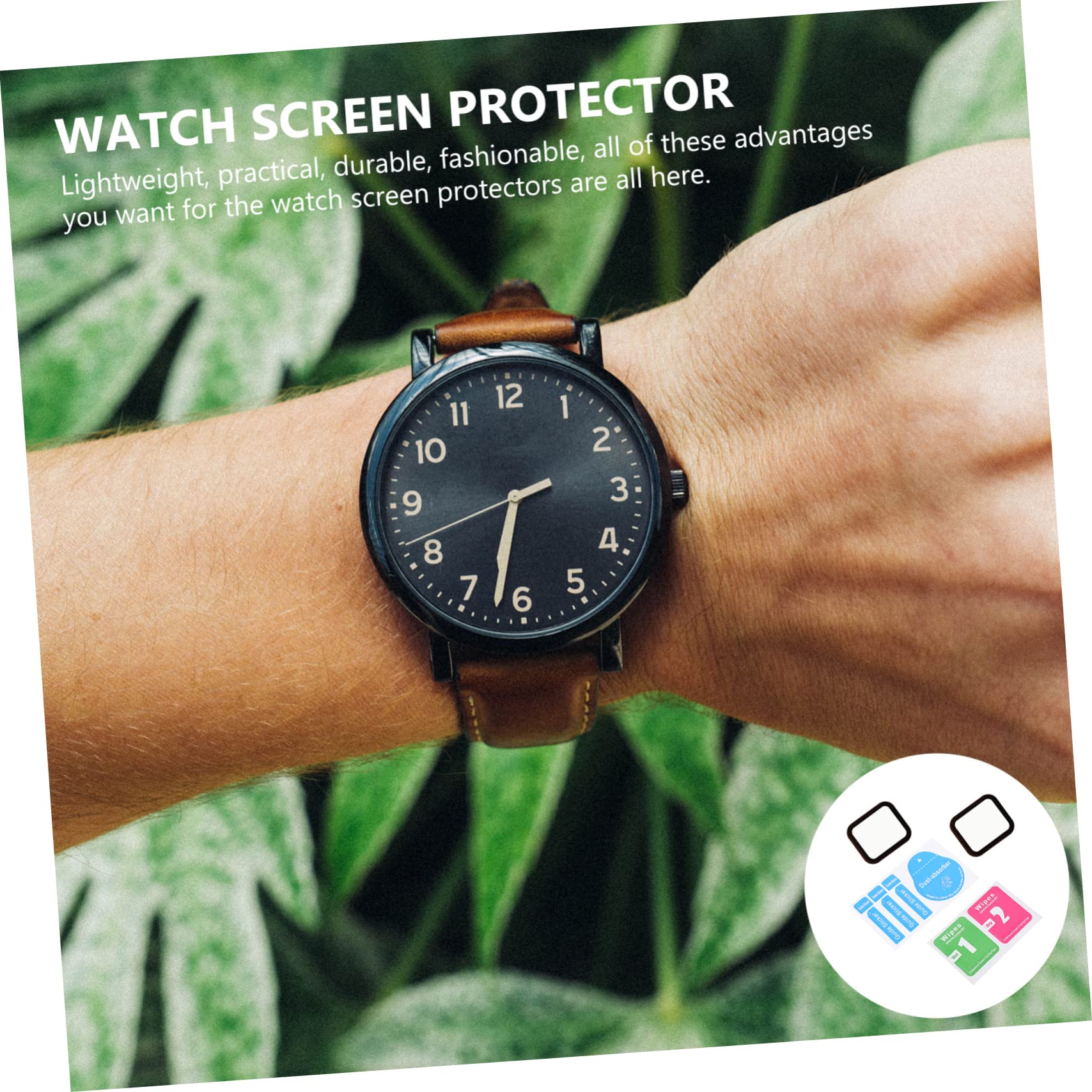 Hemobllo 10stücke Gehärtetes Displayschutz Für Watch Vollständiger Schutz Kratzfest Blasenfrei Installieren Kompatibel Mit Apple Watch Series