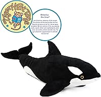 Vista 3 de Octavius The Orca Blackfish - 28 Inch Stuffed Animal Plush