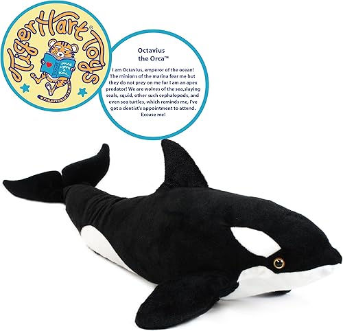 Miniatura 3 de Octavius The Orca Blackfish - Peluche de 28 pulgadas