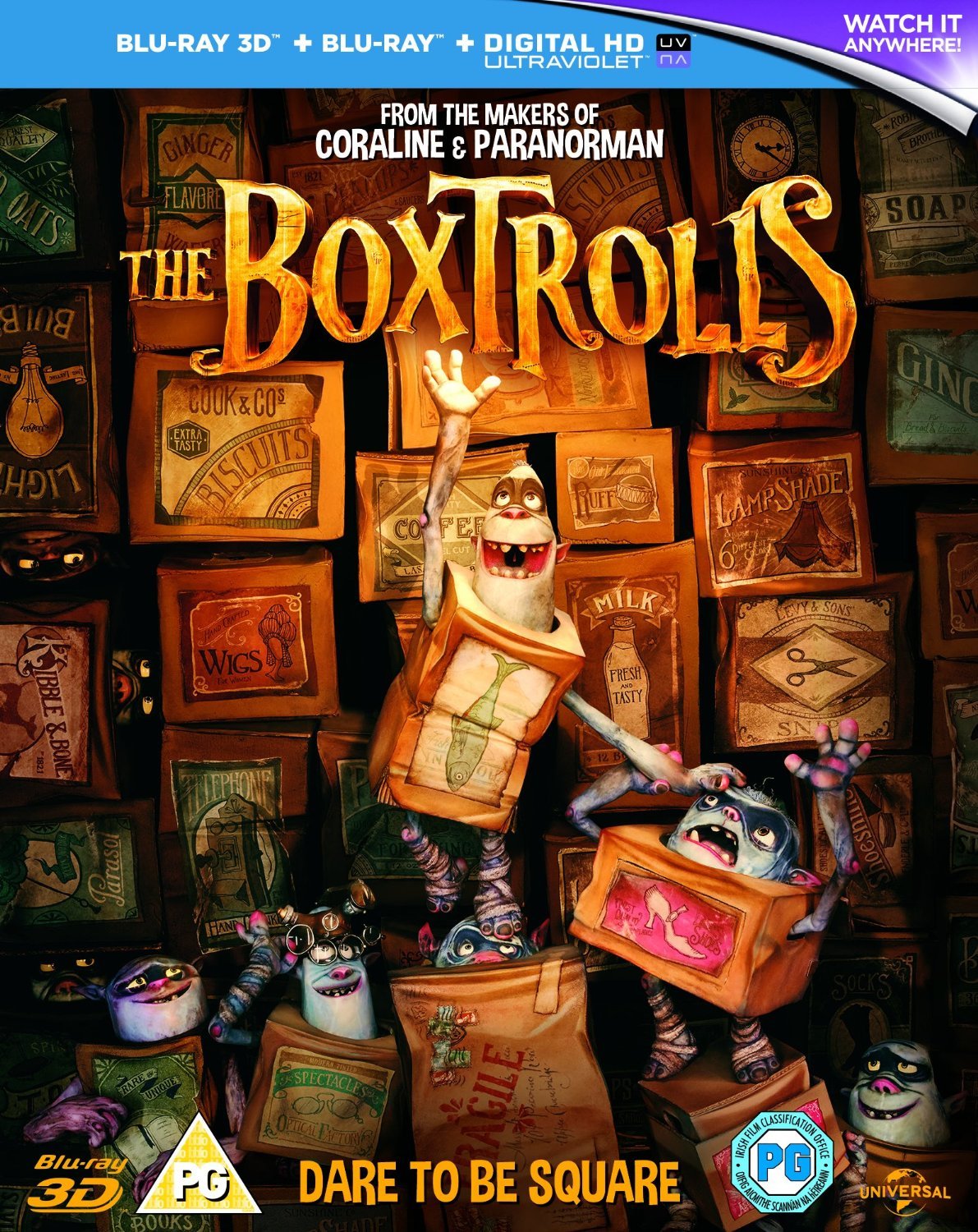 The Boxtrolls [Blu-ray 3D + Blu-ray]