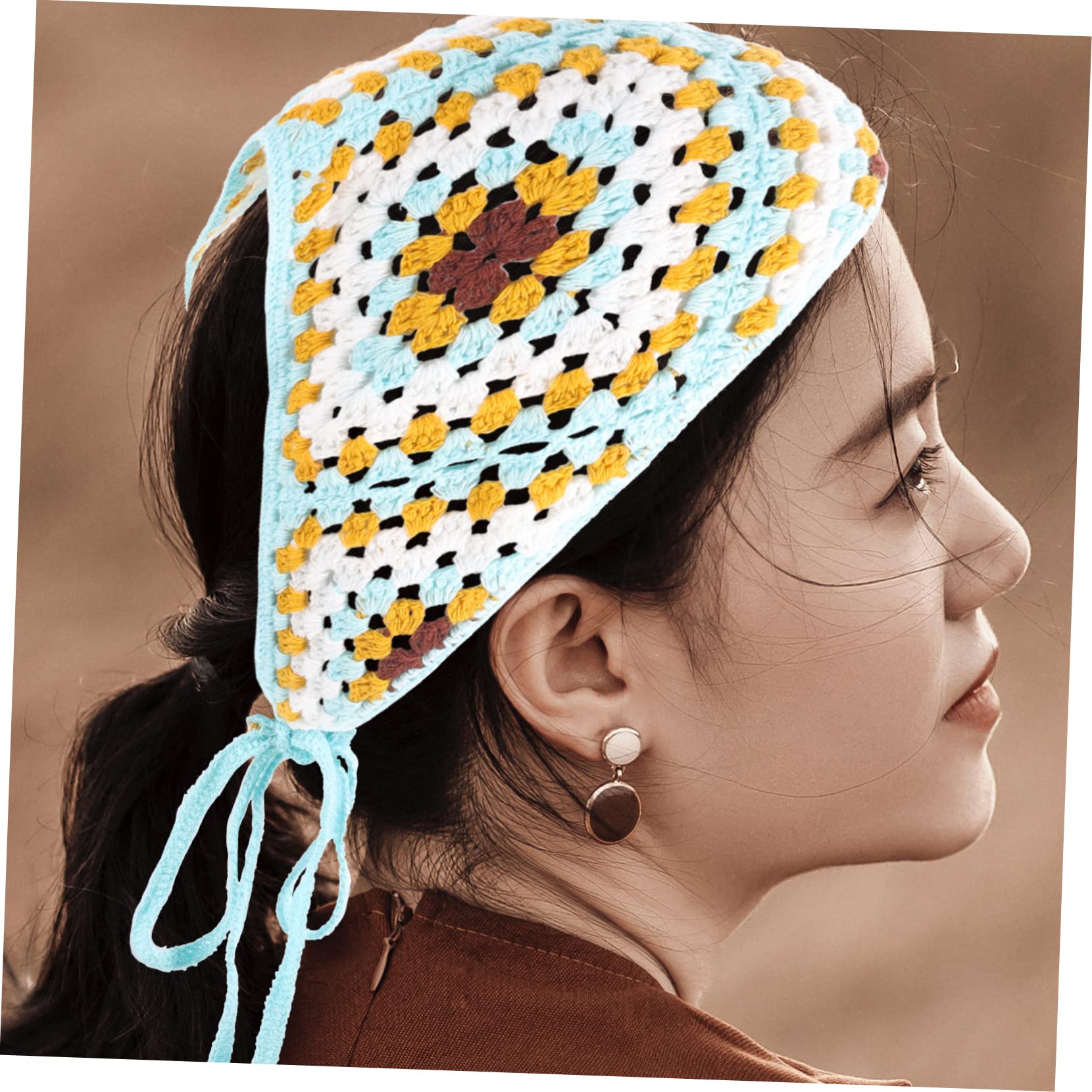 Healeved 5 Pañuelos Para El Pelo Diadema Bandana De Ganchillo Para Mujer Accesorio De Moda Para Damas