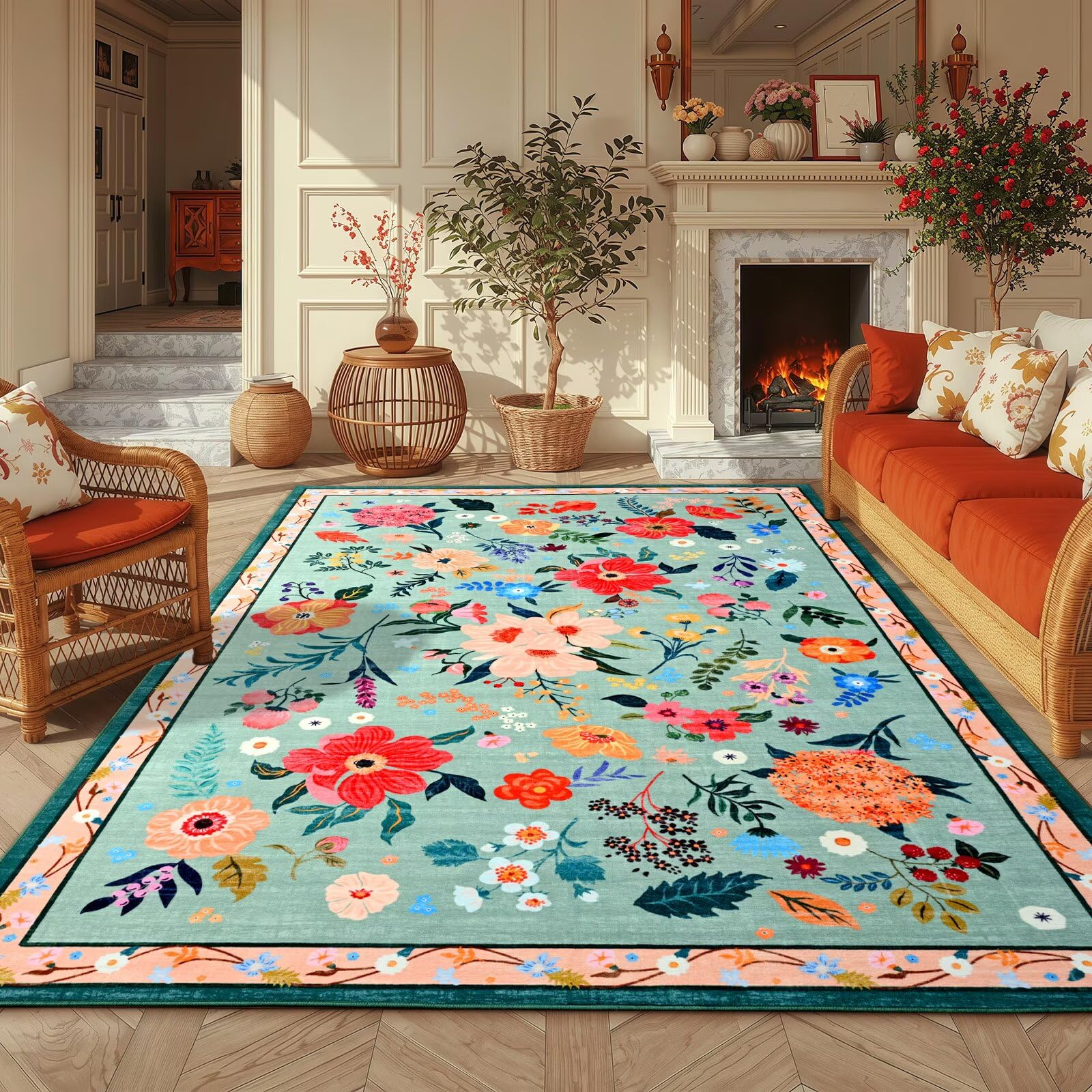 Macgace Floral Rug