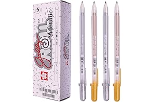 Gelly Roll Metallic Gel Ink Pen Set (Medium Point, 12-Pack)