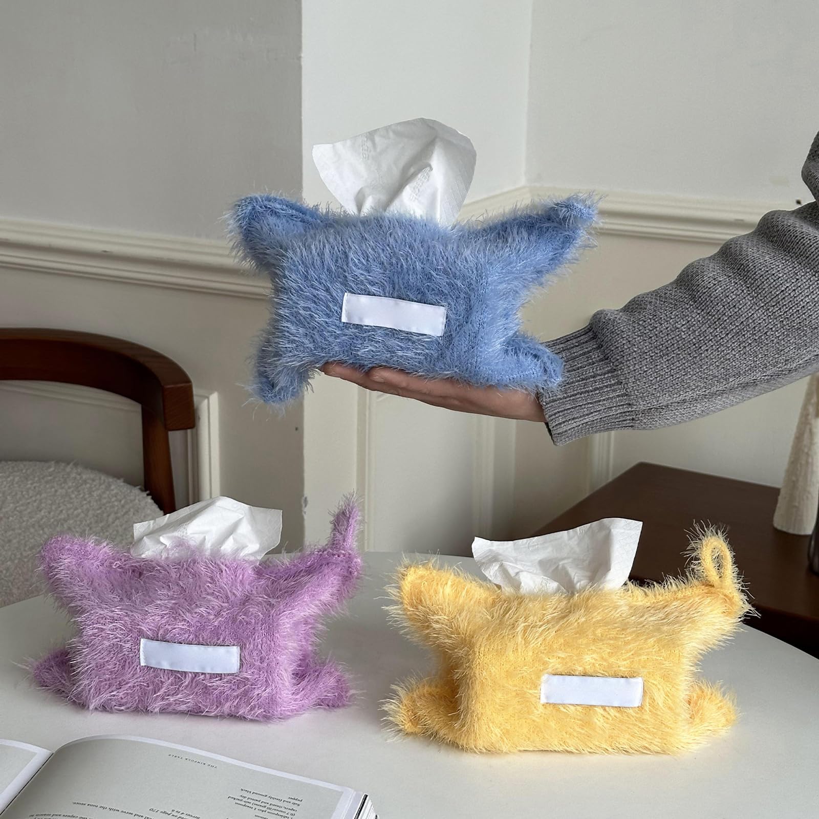 Protective Tissue Sleeve Tissue Box Restaurant Napkin Holder Paper Towel Dispenser for Dining Room