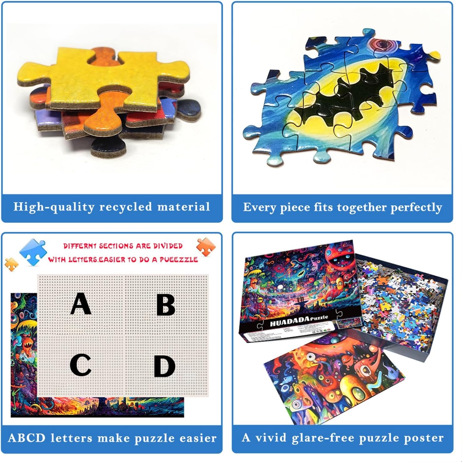 Jigsaw puzzles for adults 1000 Puzzles 1000 Pieces for Adults Piece Puzzle Challenging Game for The Whole for Women Gifts for Men jigsaw puzzle Theme:Fantastic alien world - Image 2