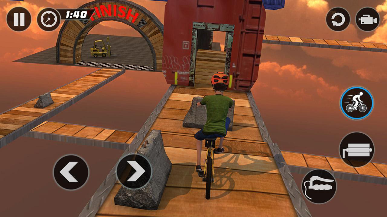 Impossible BMX Crazy Rider Ciclo Stunt Jogos Dirt Bike Racing Fever