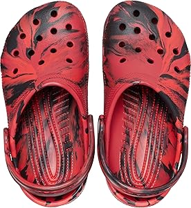 残少 激安 クロックス サンダル 26cm レッド ブラック クロスバンド ビーチサンダル crocs 26cmの通販