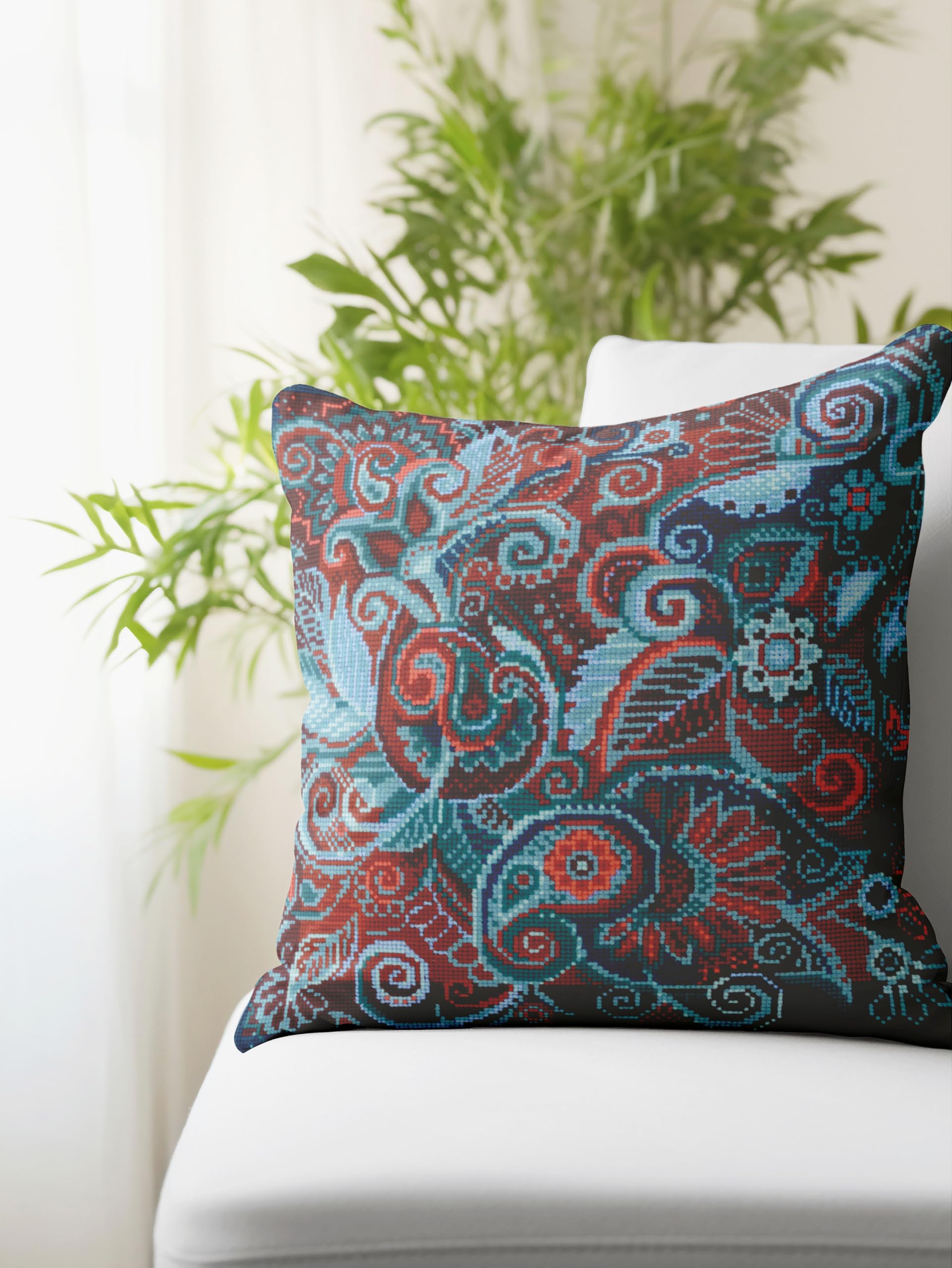 Riolis 1215 Dragon Coussins point compté