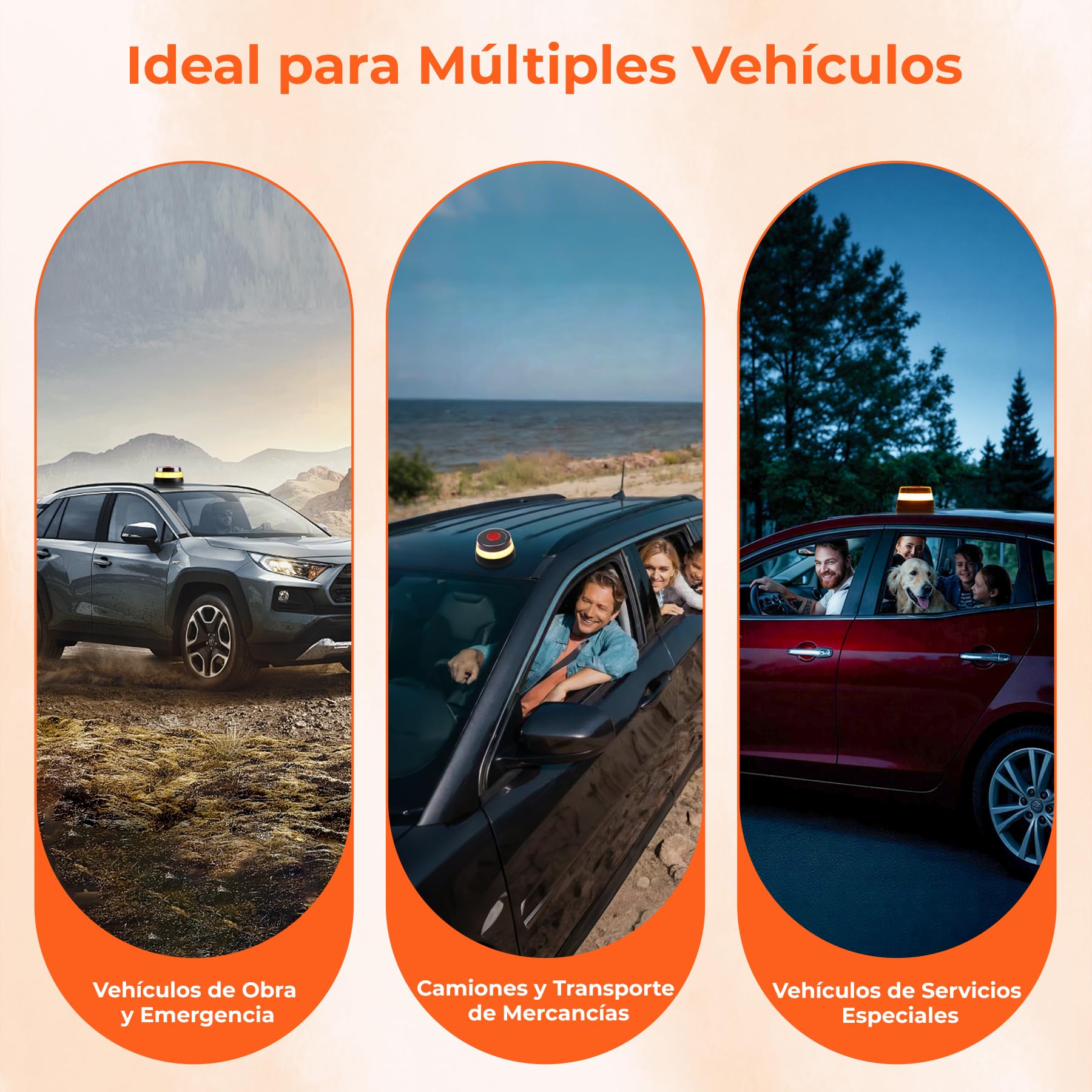 Aourow V16 Connectado Luz Emergencia Coche Homologado DGT,con SIM Telefónica y Datos,Baliza V16 Homologada DGT con Geolocalizador 3.0 + Funda Accesorios Coche,V16 con Geolocalización