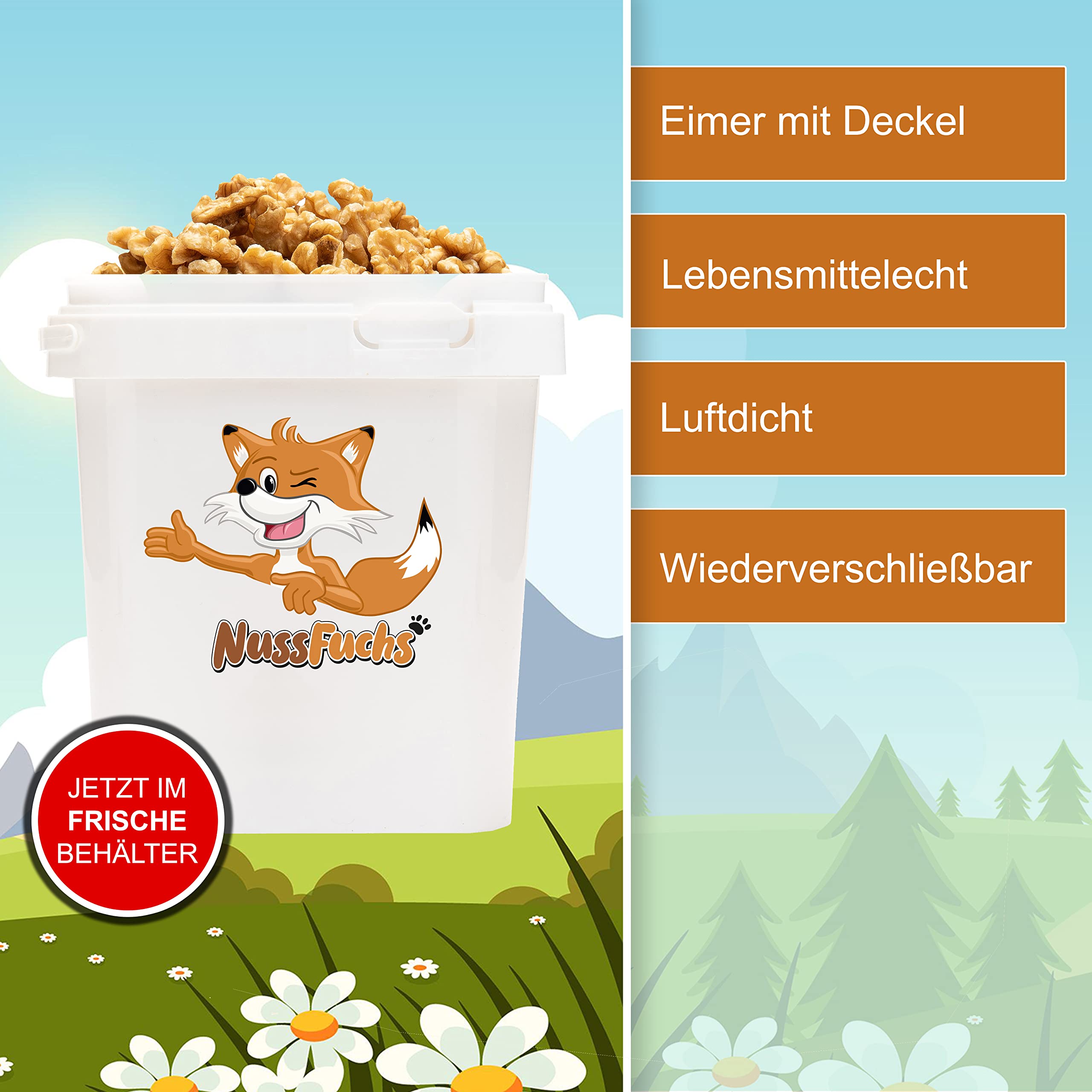 Walnüsse Walnusskerne 2kg - ganze Walnuss Kerne ohne Schale neue Ernte ganze geschälte Kerne roh vegan - ungesalzen unbehandelt ungeschwefelt - 100% Natur Walnuss Kerne aus Chile (2kg)