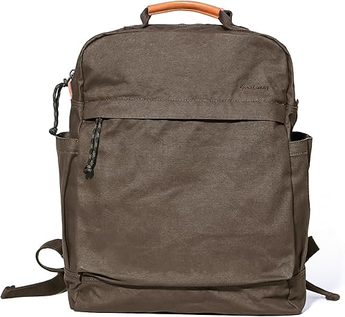 Gootium Mochila de lona para mujer, estilo vintage, con cremallera, casual, mochila de tela para viajes al aire libre, Umber, Tamaño único, Mochilas