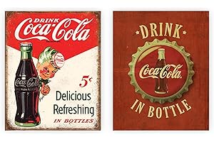 Coca-Cola Kitchen Retro Wall Art: Perfect Touch for Coke Collections
