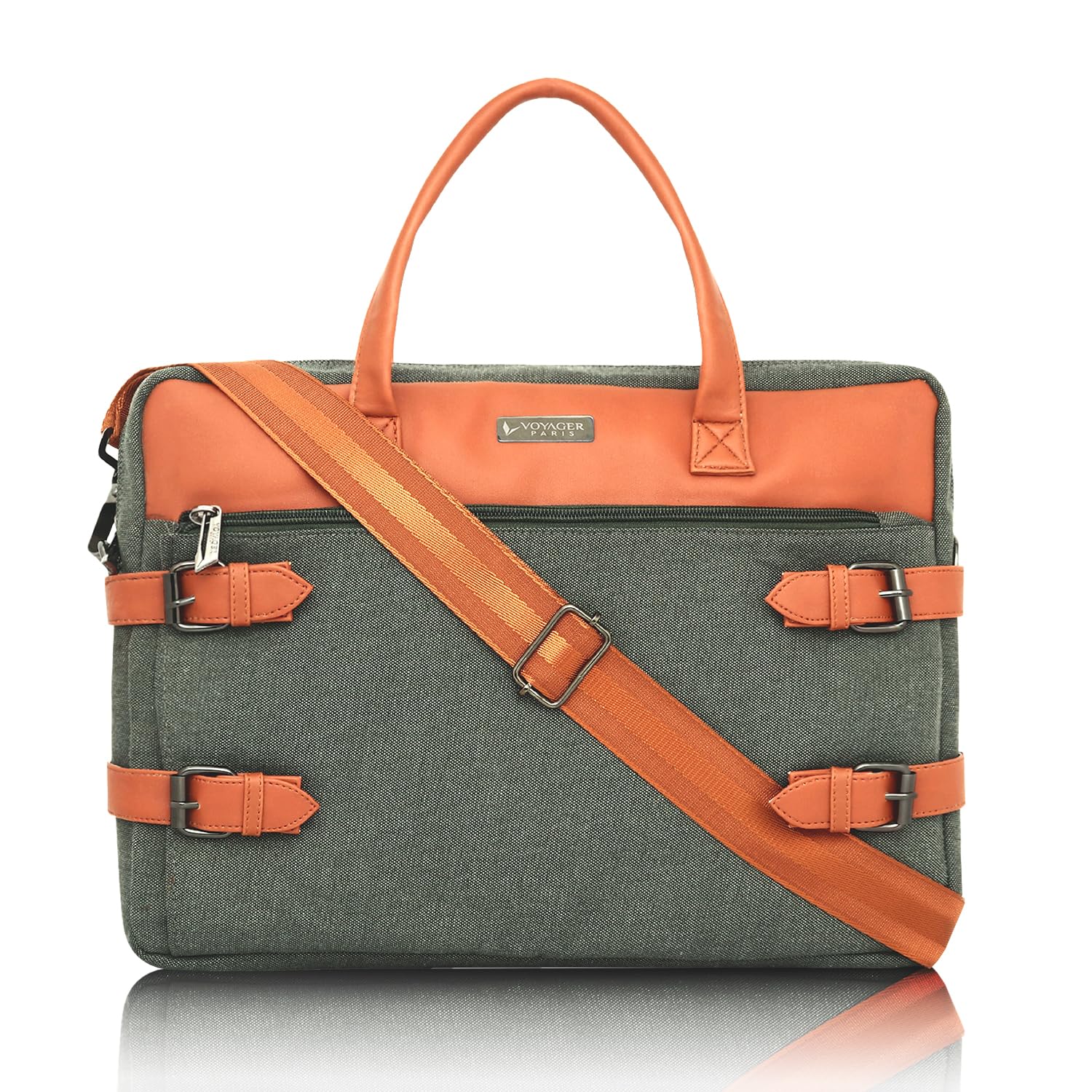 VOYAGER PARIS Theo Briefcase Bag for Men & Women | Vegan Leather Laptop Bag 15.6 inch | Multicolor Office Hand Bag for Men & Women (B0CNGW76K7) Amazon Price History, Amazon Price Tracker