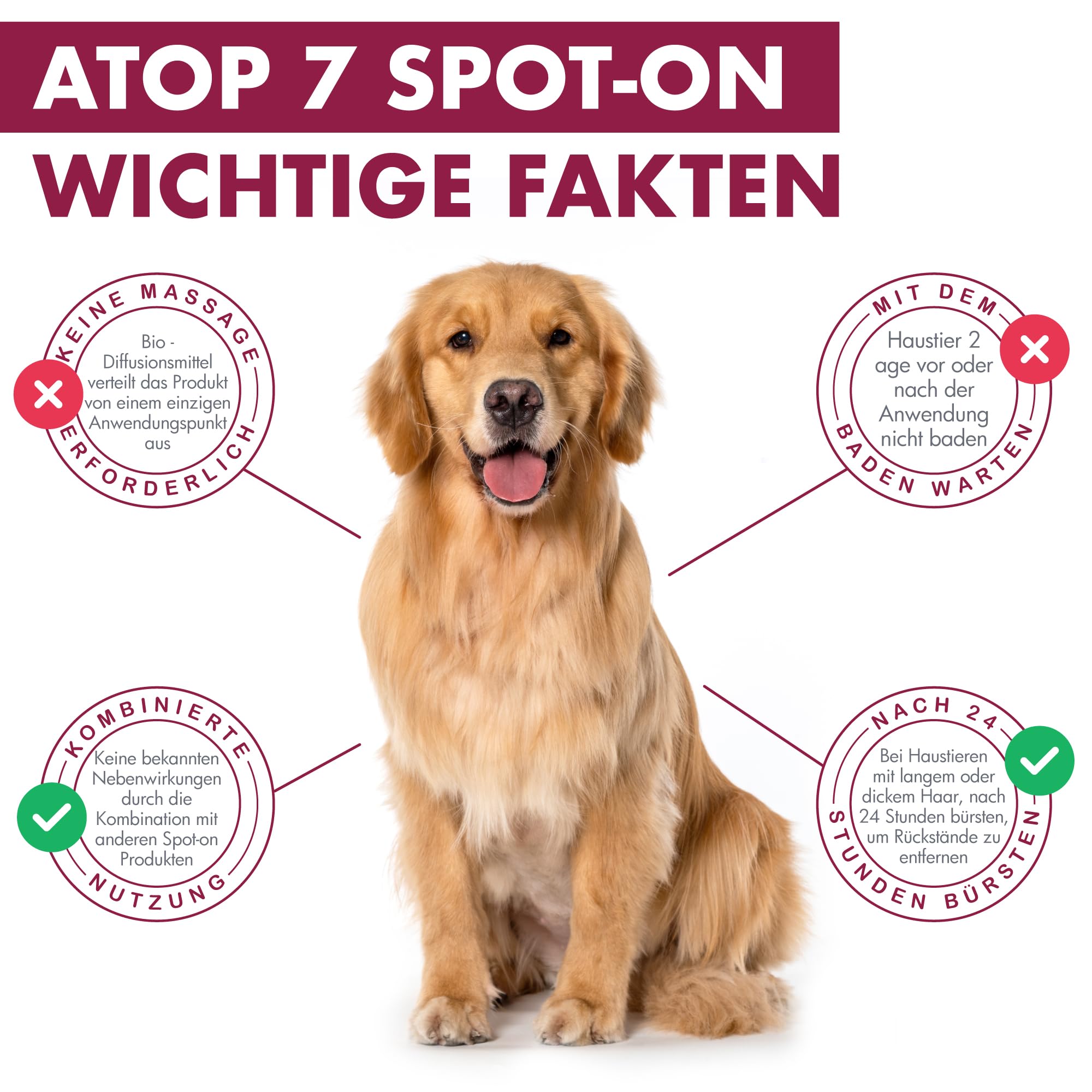 DERMOSCENT Atop7 Spot On für Hunde, Katzen, 20-40 kg, Kunststoff, Nicht anwendbar
