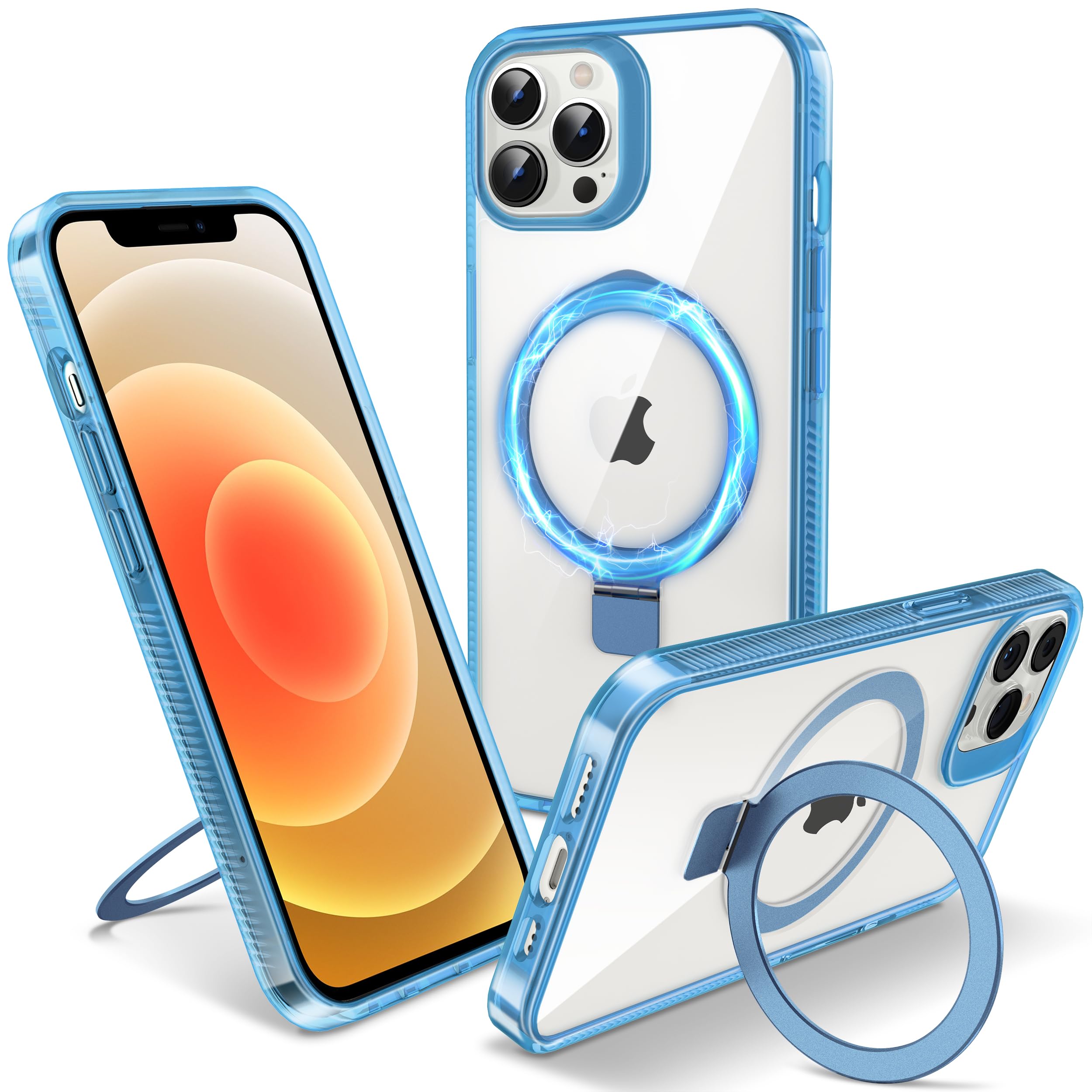 Coque iPhone 12 Pro Max Rigide Transparente de Haute Qualité, Housse MagSafe Premium - 8