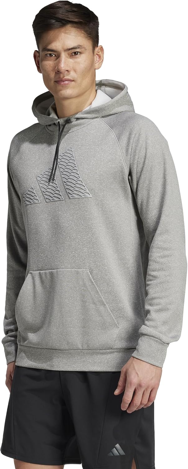adidas Men's Game And Go Big Logo Training Hoodie Sweatshirt