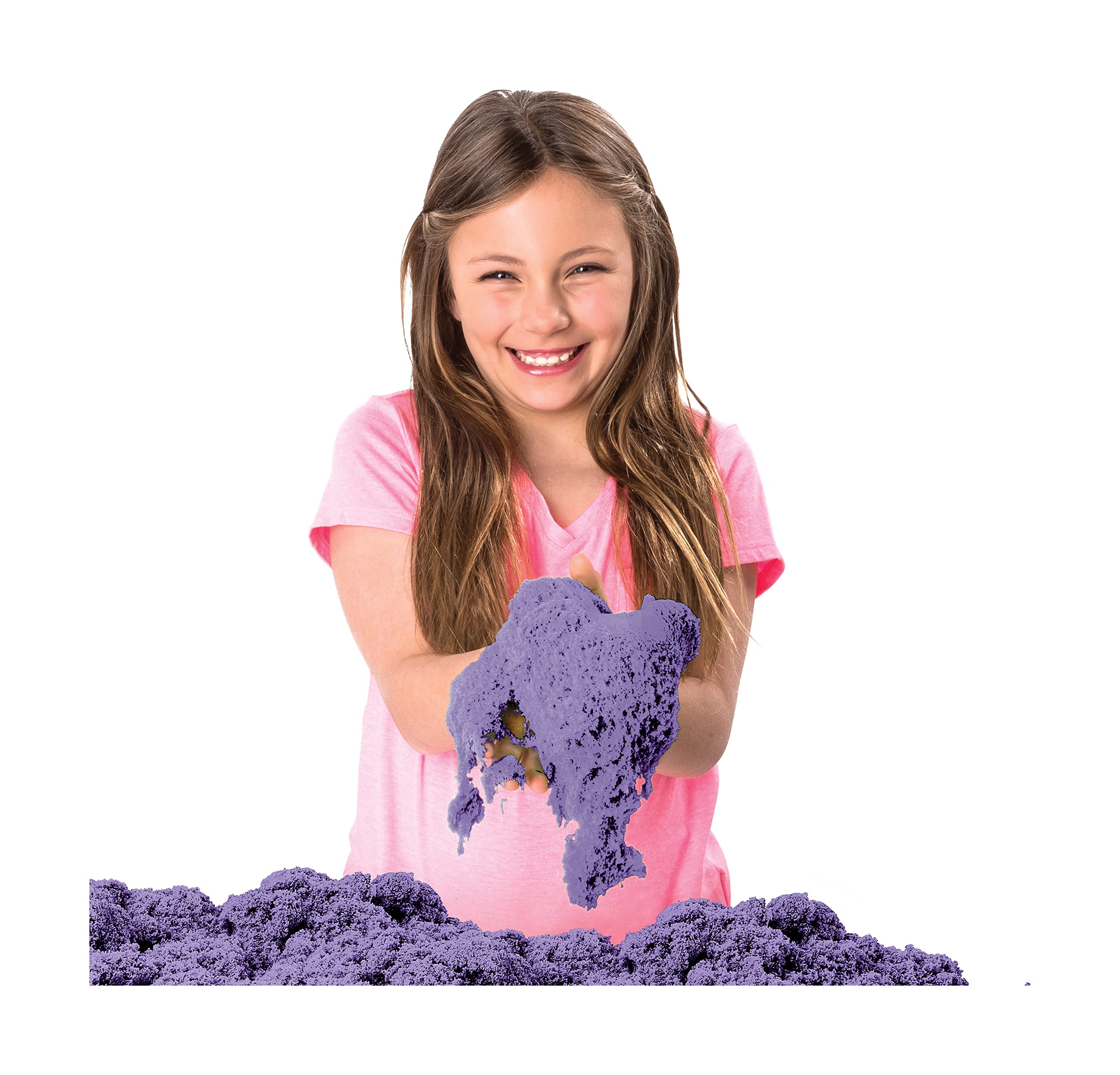 Kinetic Sand Playset Castelli di Sabbia Sabbia cinetica con vaschetta Sabbia magica Sabbia colorata a sorpresa 454gr 3 formine incluse Giocattoli per bambini e bambine 3 anni