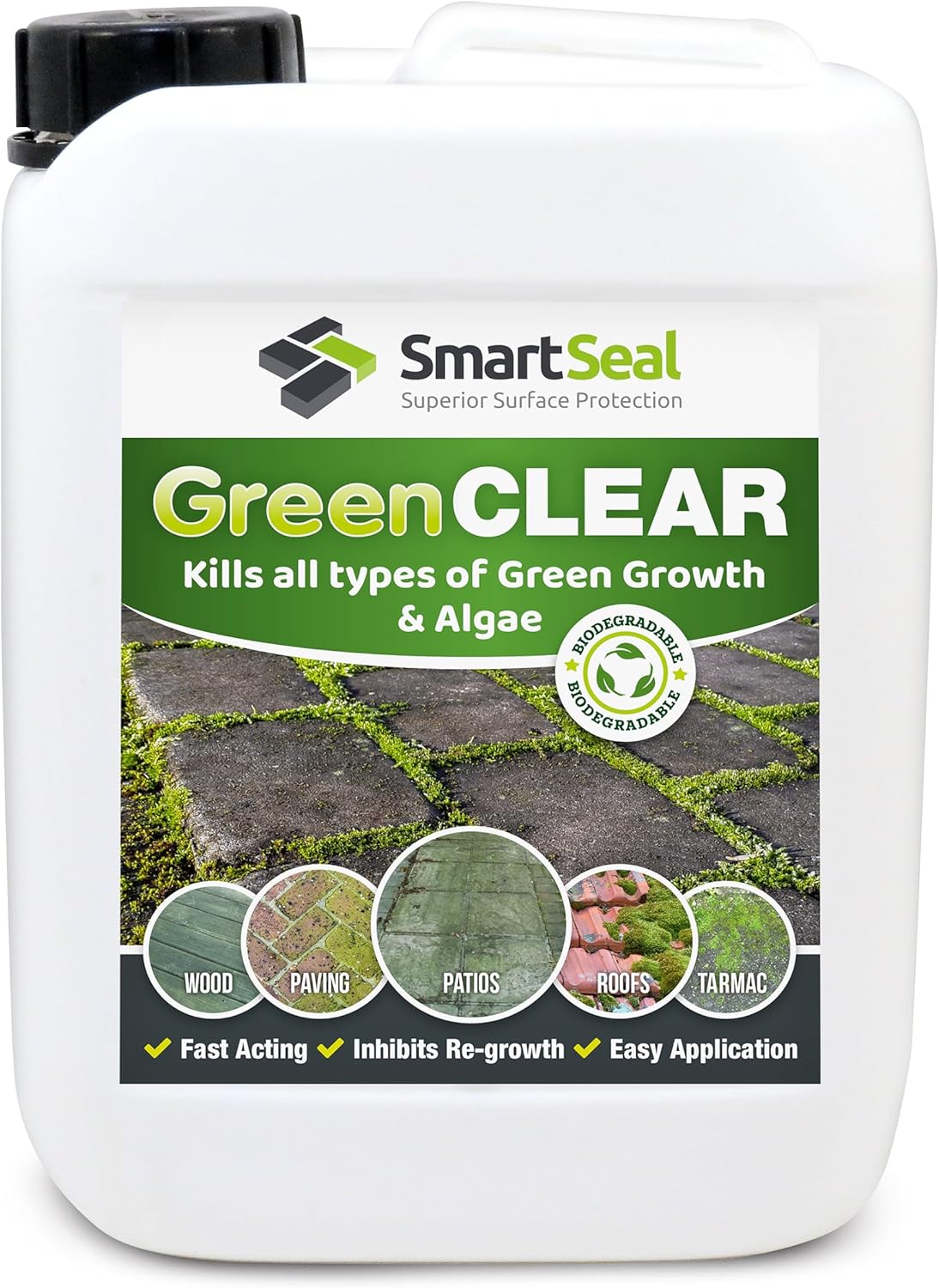 SmartSeal 'Green Clear' (Formerly Moss Clear) Easy to Apply Best