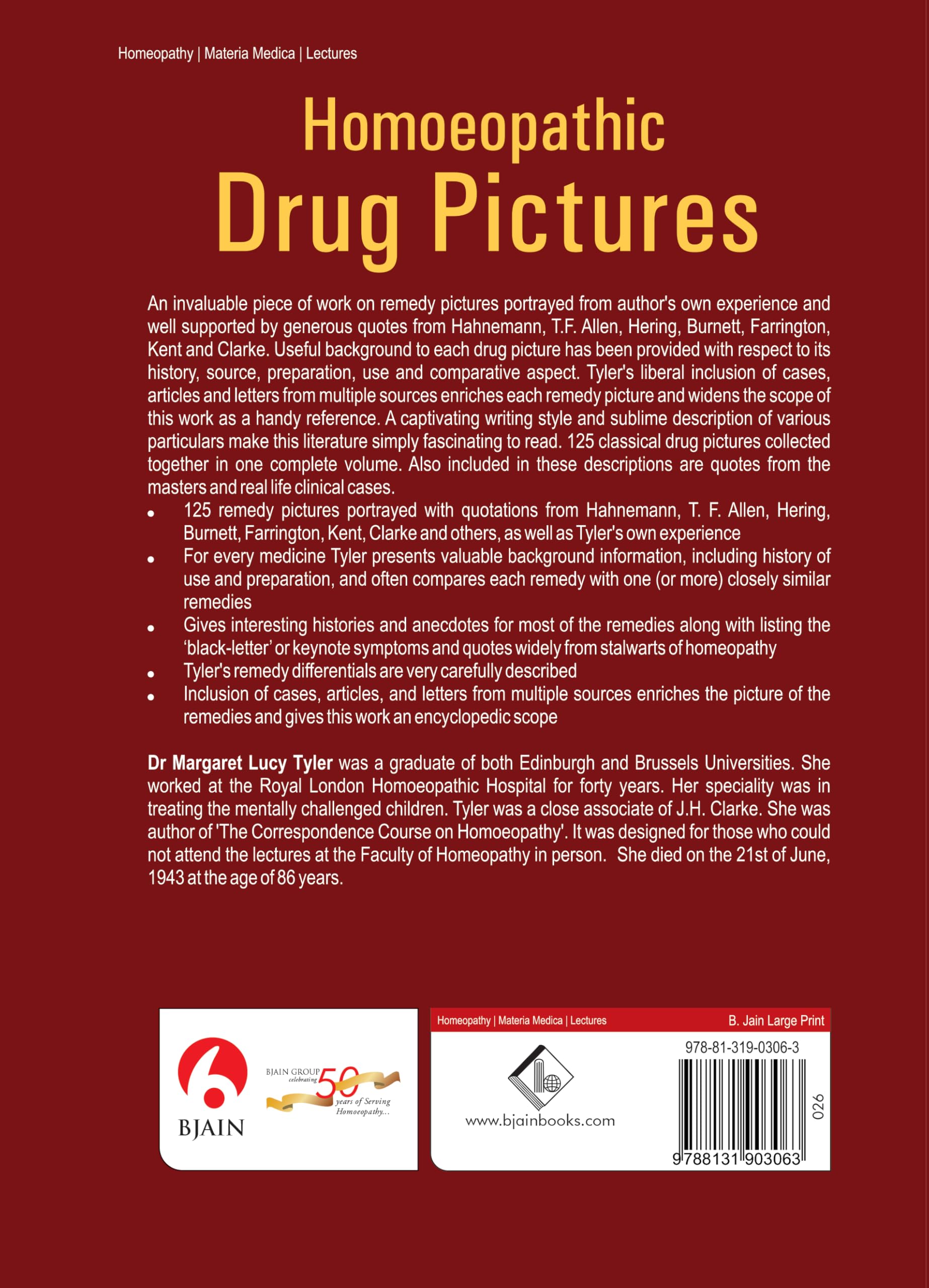Homoeopathic Drug Pictures