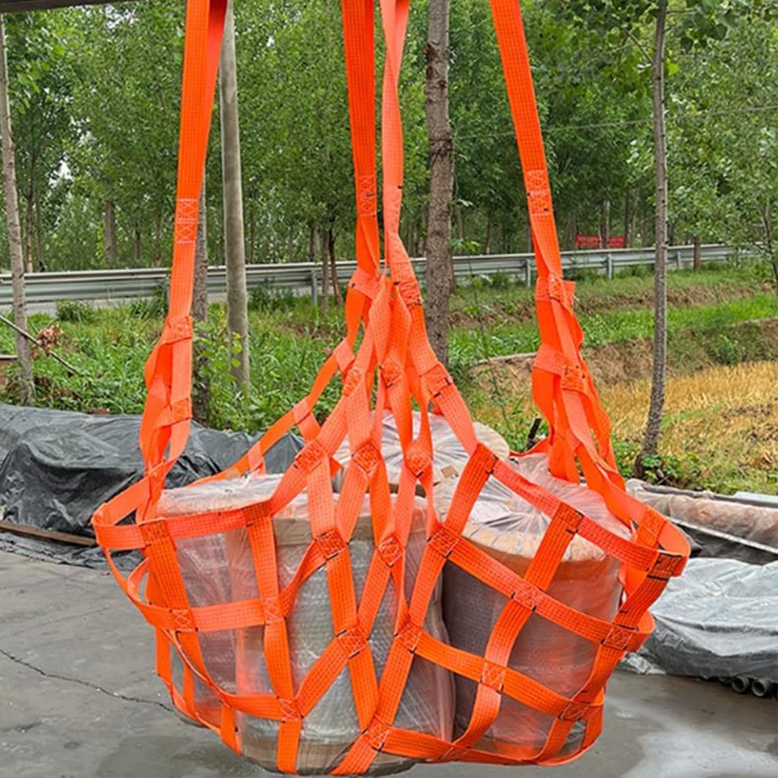 Filet de Chargement Résistant 99x99cm Porte-Bagages de Stockage