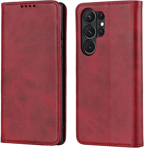 Havaya Funda tipo cartera para Samsung Galaxy S23 Ultra con tarjetero y tarjetero para Samsung S23 Ultra para mujer, funda para teléfono celular