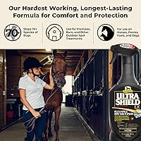 Vista 2 de Absorbine UltraShield EX Combo 32oz Sprayer + 128oz Refill Insecticide, Kills & Repels Flies, Mosquitoes, Ticks, Fleas, Lice, Use on Horses, Dogs